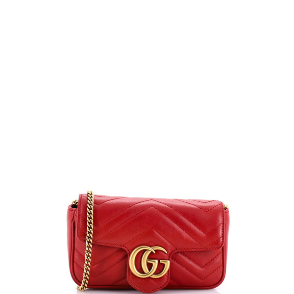 Gg Marmont Flap Bag Matelasse Leather