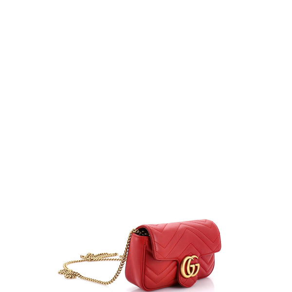 Gg Marmont Flap Bag Matelasse Leather