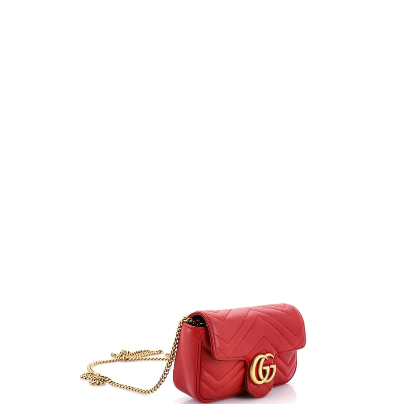 Gg Marmont Flap Bag Matelasse Leather