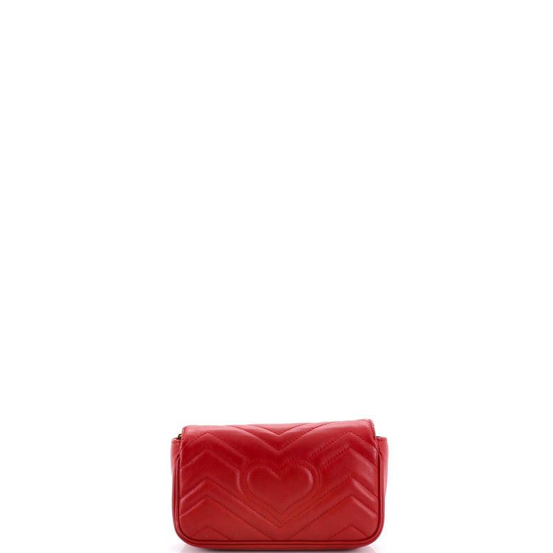 Gg Marmont Flap Bag Matelasse Leather