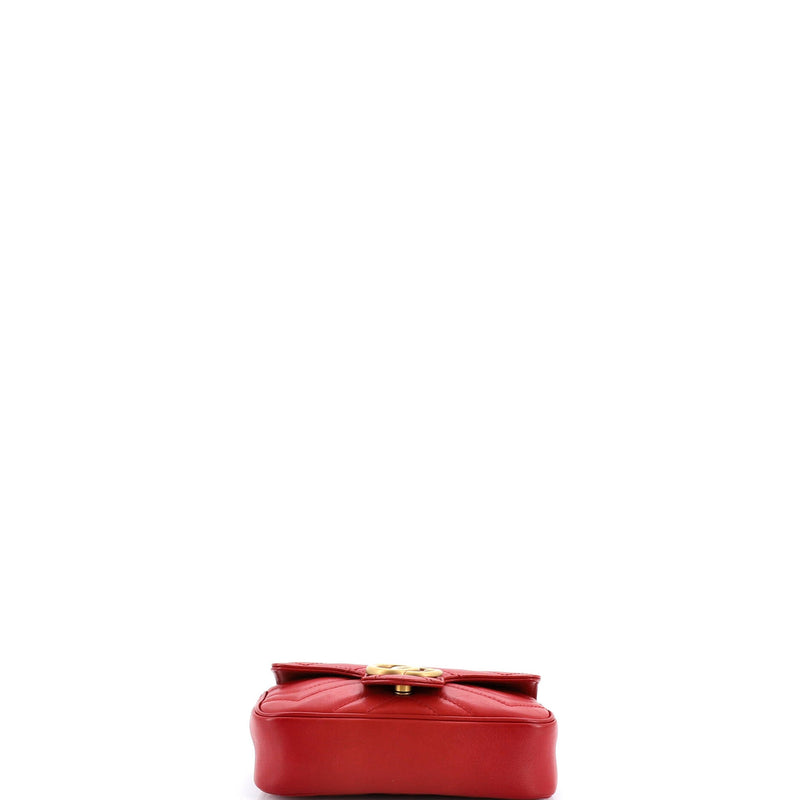 Gg Marmont Flap Bag Matelasse Leather