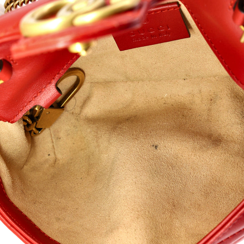 Gg Marmont Flap Bag Matelasse Leather