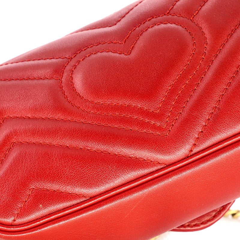 Gg Marmont Flap Bag Matelasse Leather