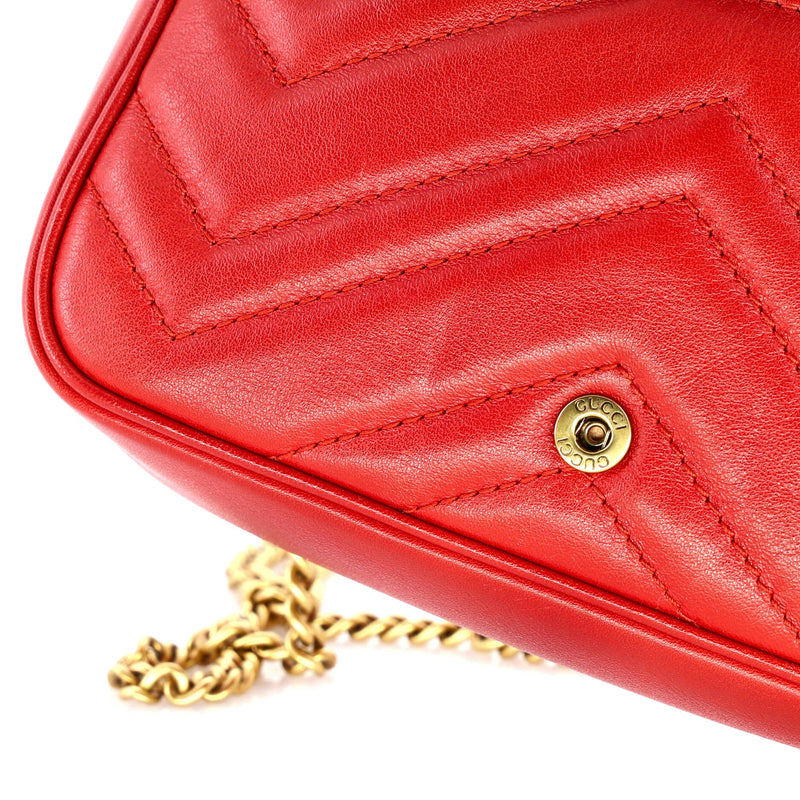 Gg Marmont Flap Bag Matelasse Leather