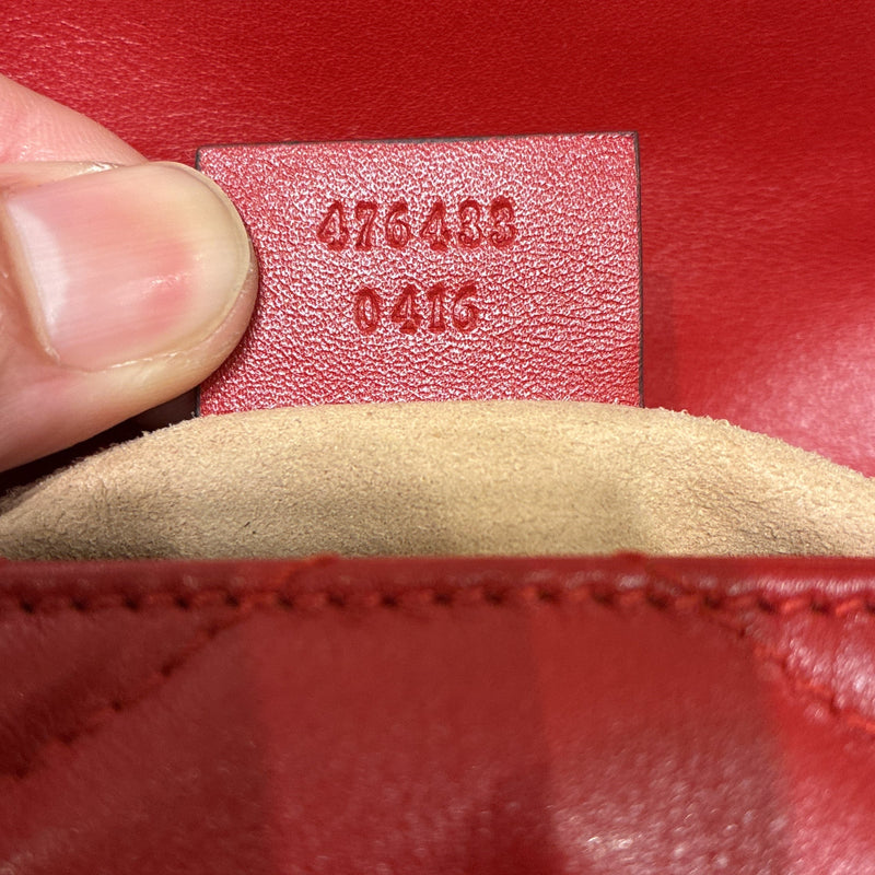 Gg Marmont Flap Bag Matelasse Leather