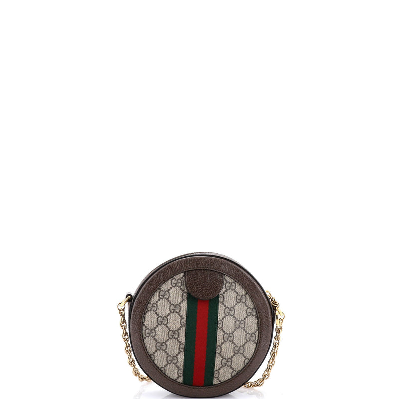 Ophidia Round Backpack Gg Coated Canvas