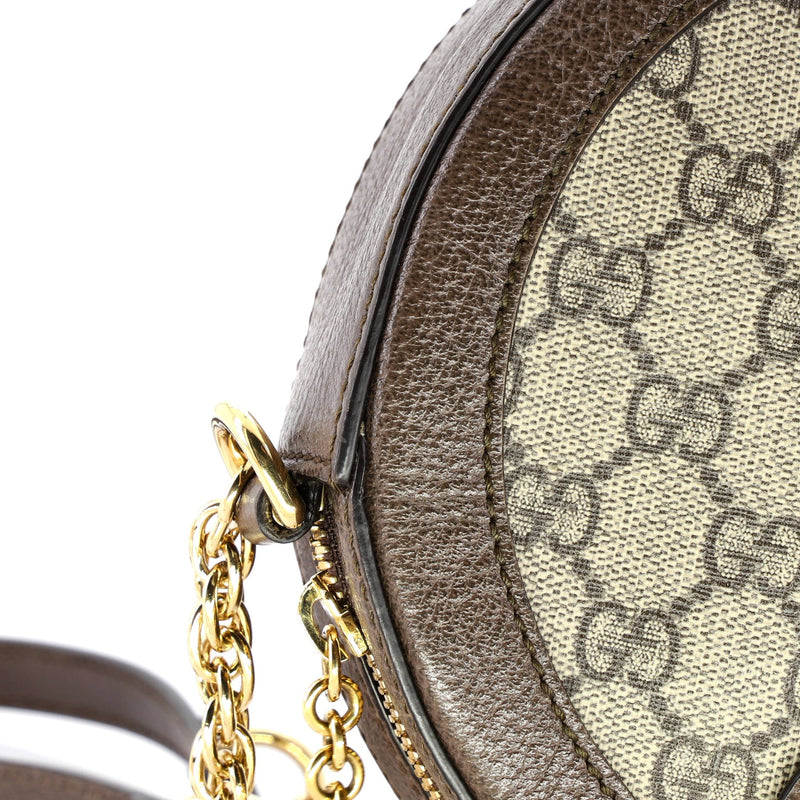 Ophidia Round Backpack Gg Coated Canvas