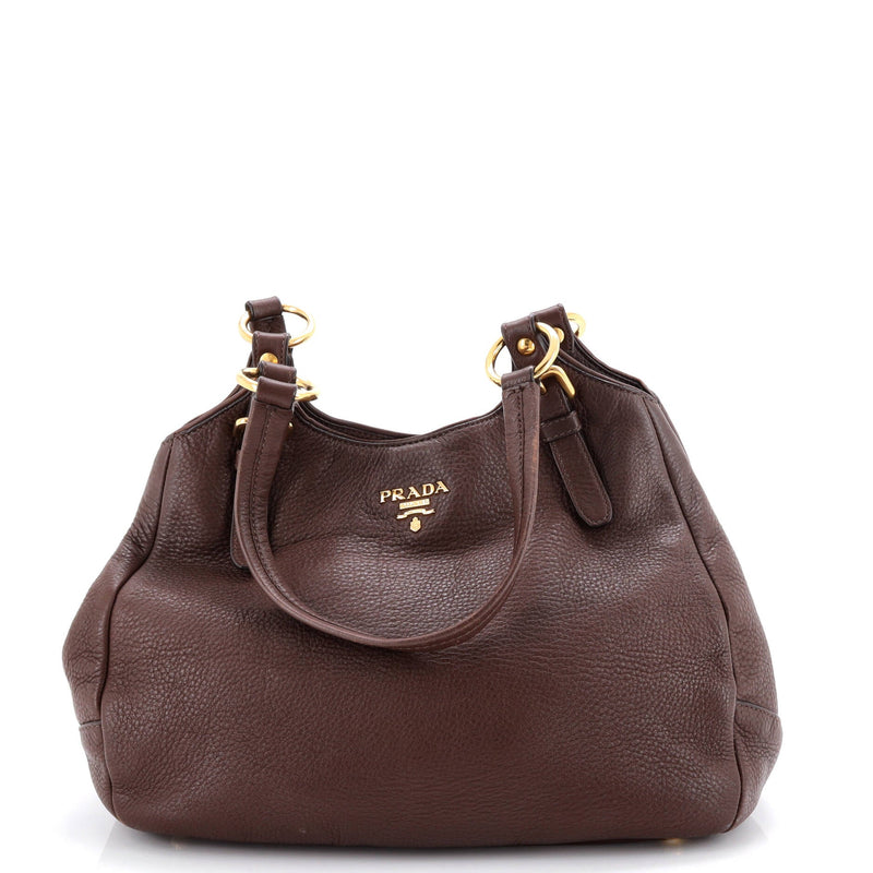 Buckle Wing Tote Vitello Daino Medium