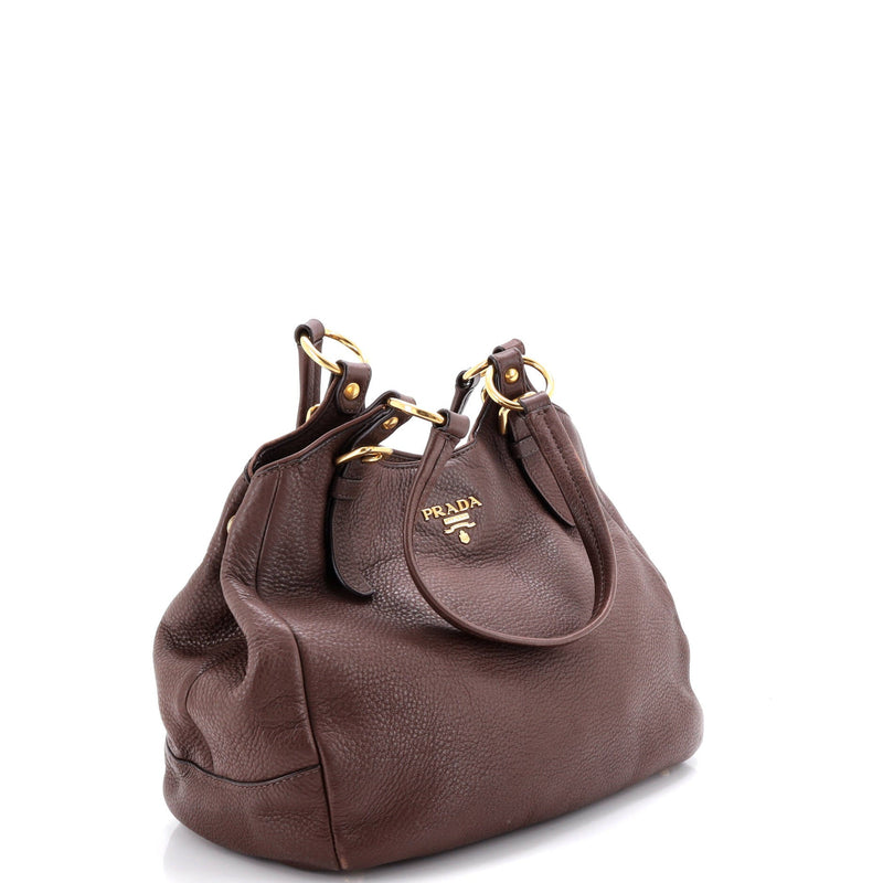 Buckle Wing Tote Vitello Daino Medium