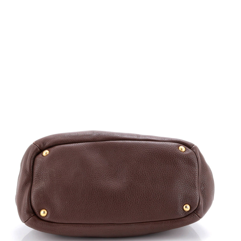 Buckle Wing Tote Vitello Daino Medium