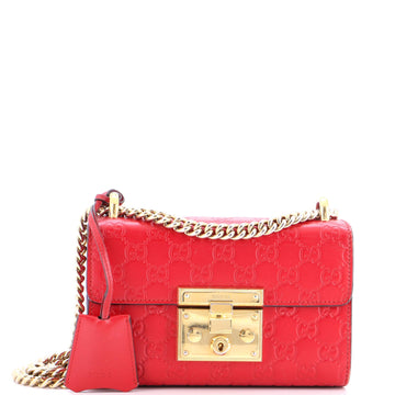 Padlock Shoulder Bag Guccissima Leather