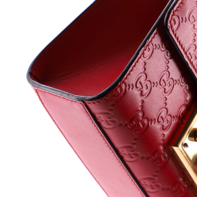 Padlock Shoulder Bag Guccissima Leather