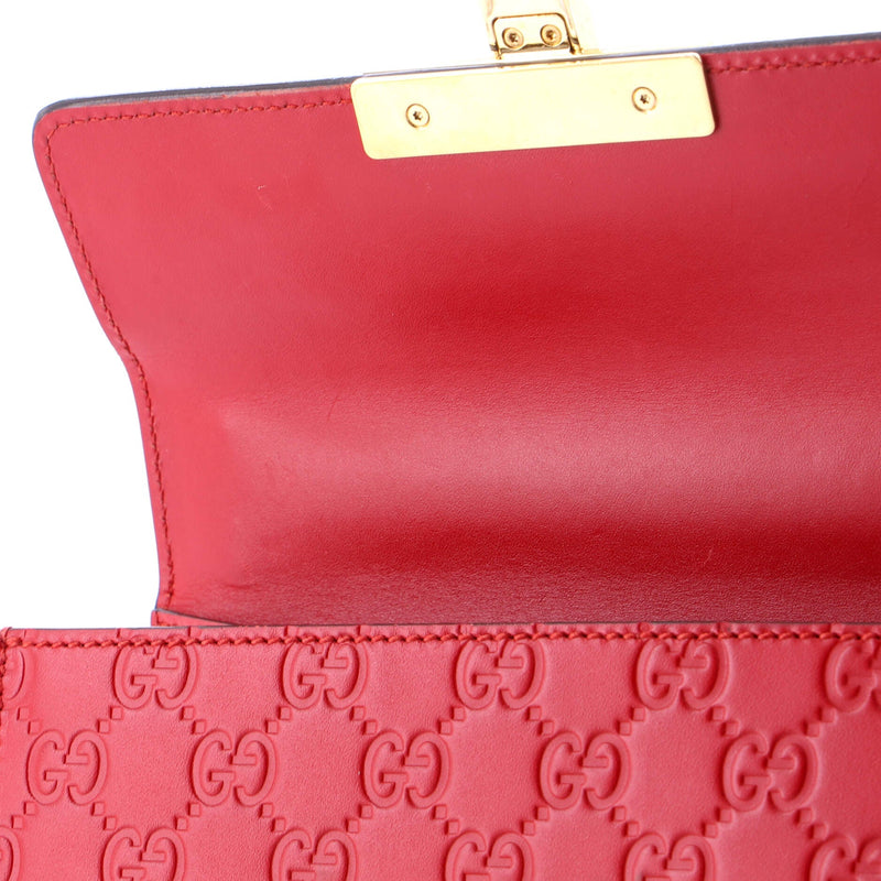 Padlock Shoulder Bag Guccissima Leather