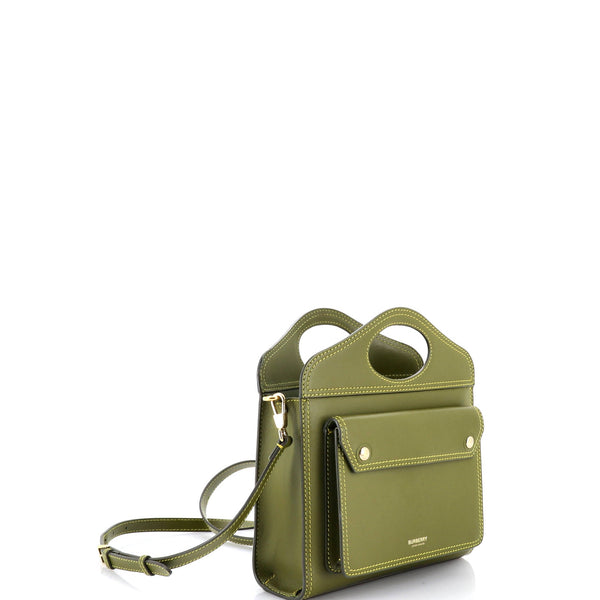 Pocket Tote Leather Mini