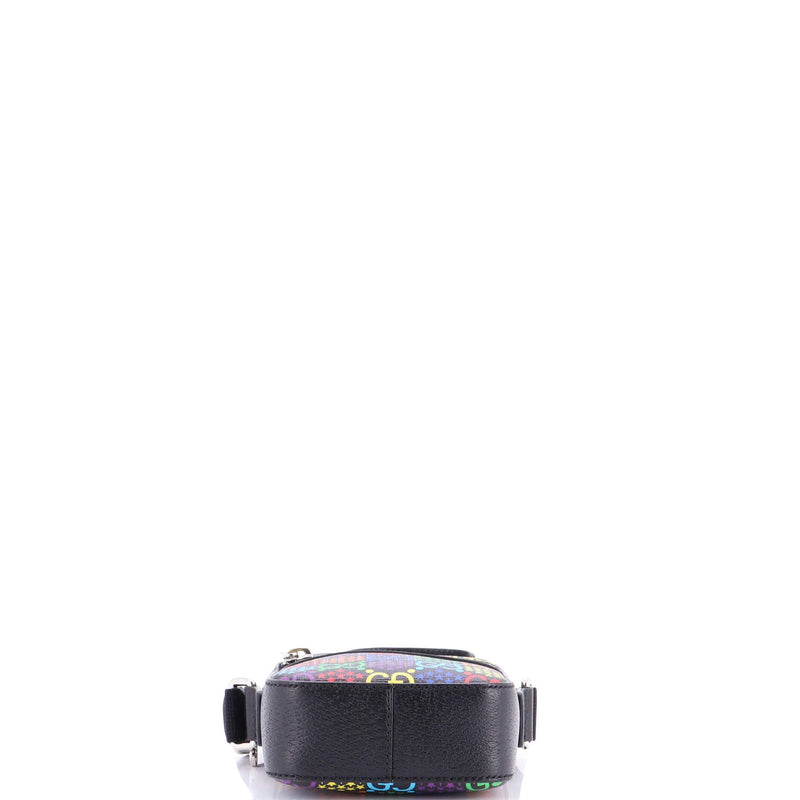 Front Zip Messenger Bag Psychedelic