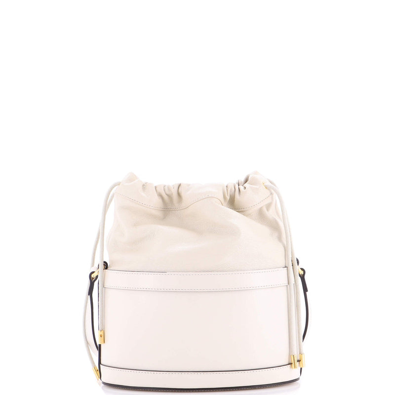 Horsebit Bucket Crossbody Bag Leather