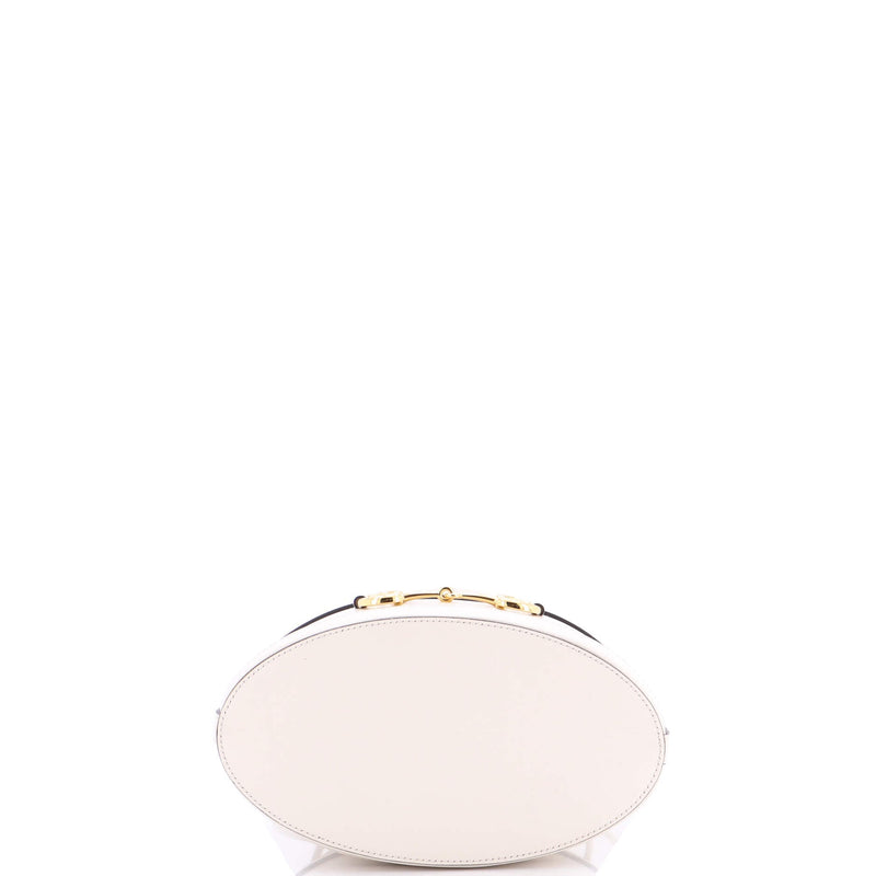 Horsebit Bucket Crossbody Bag Leather