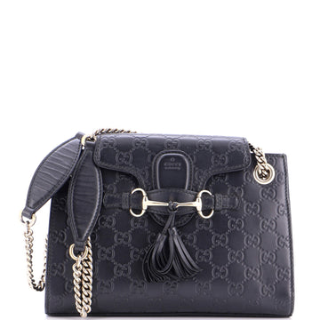 Emily Chain Flap Shoulder Bag Guccissima