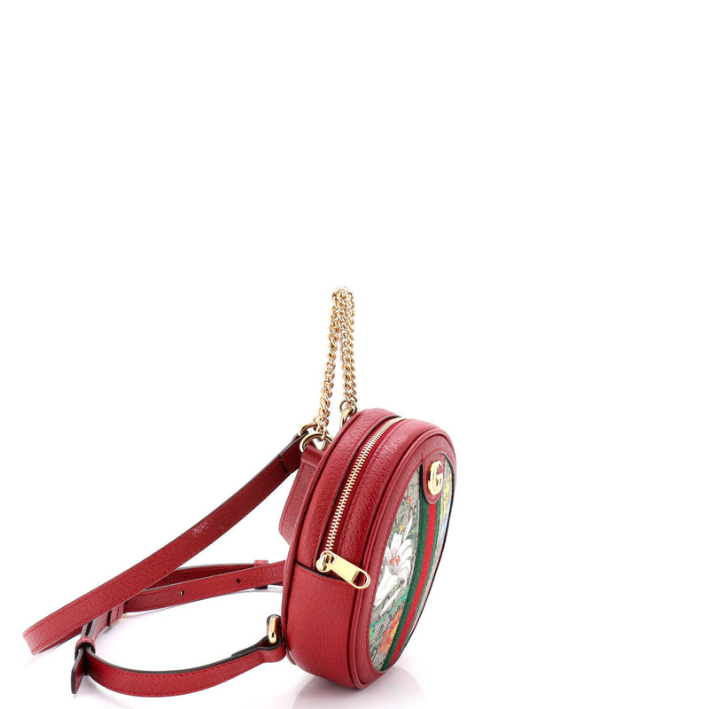 Ophidia Round Backpack Flora Gg Coated