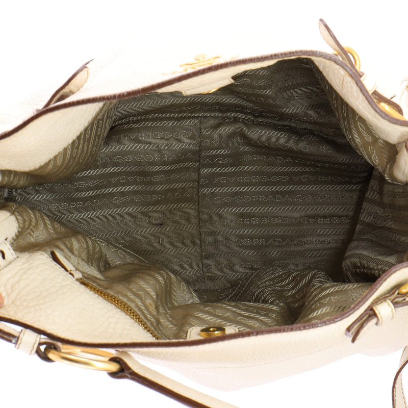 Side Pocket Hobo Vitello Daino Medium