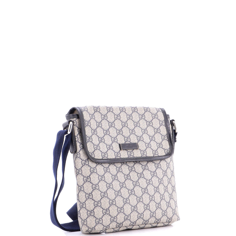 Flap Messenger Gg Coated Canvas Small