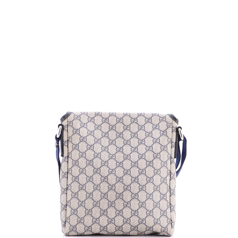 Flap Messenger Gg Coated Canvas Small