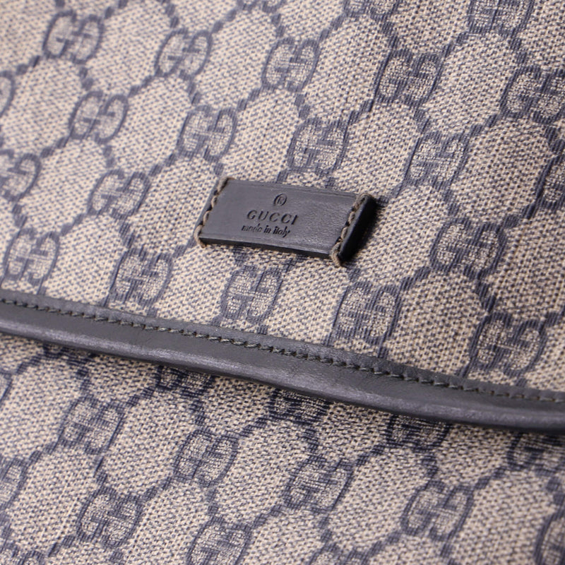 Flap Messenger Gg Coated Canvas Small