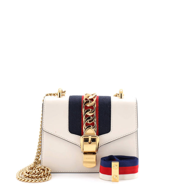 Sylvie Chain Shoulder Bag Leather Mini
