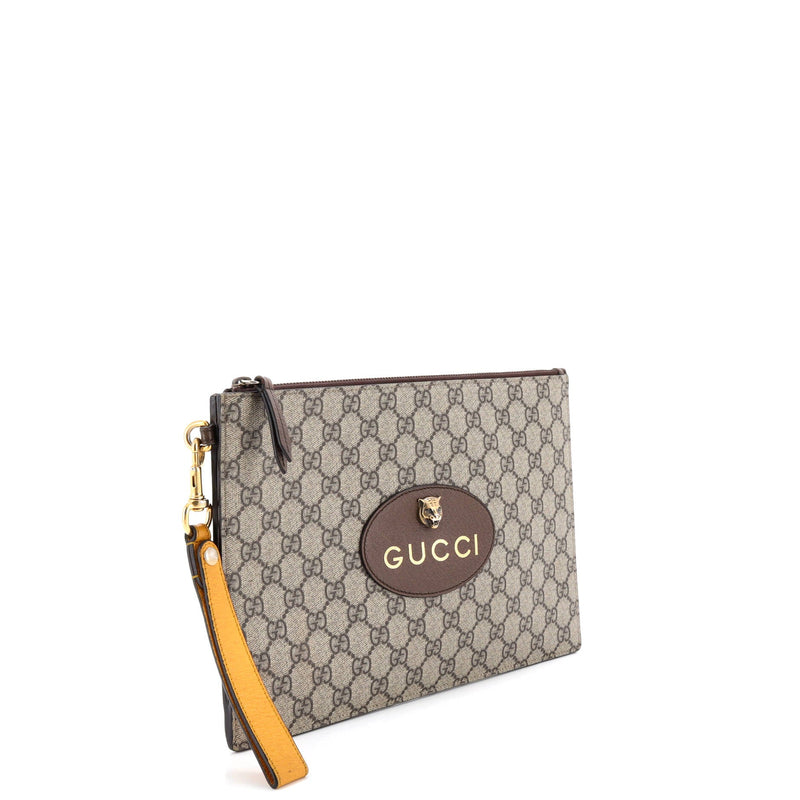 Neo Vintage Wristlet Pouch Gg Coated