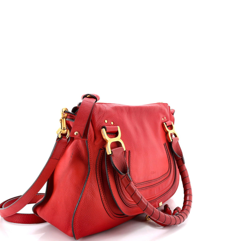 Marcie Satchel Leather Medium