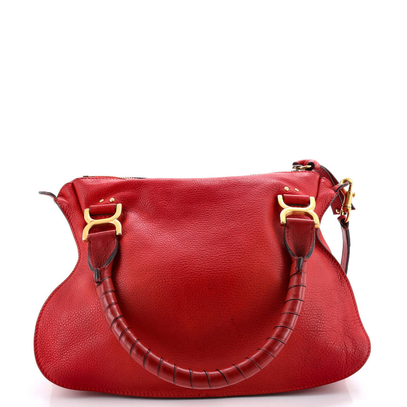 Marcie Satchel Leather Medium