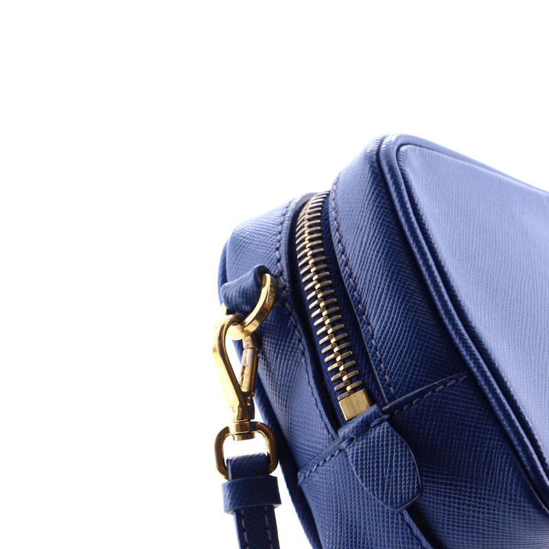 Camera Shoulder Bag Saffiano Leather