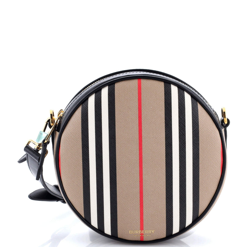 Louise Round Bag Icon Stripe E-Canvas