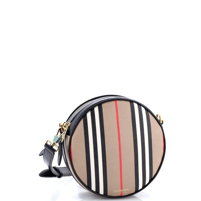 Louise Round Bag Icon Stripe E-Canvas