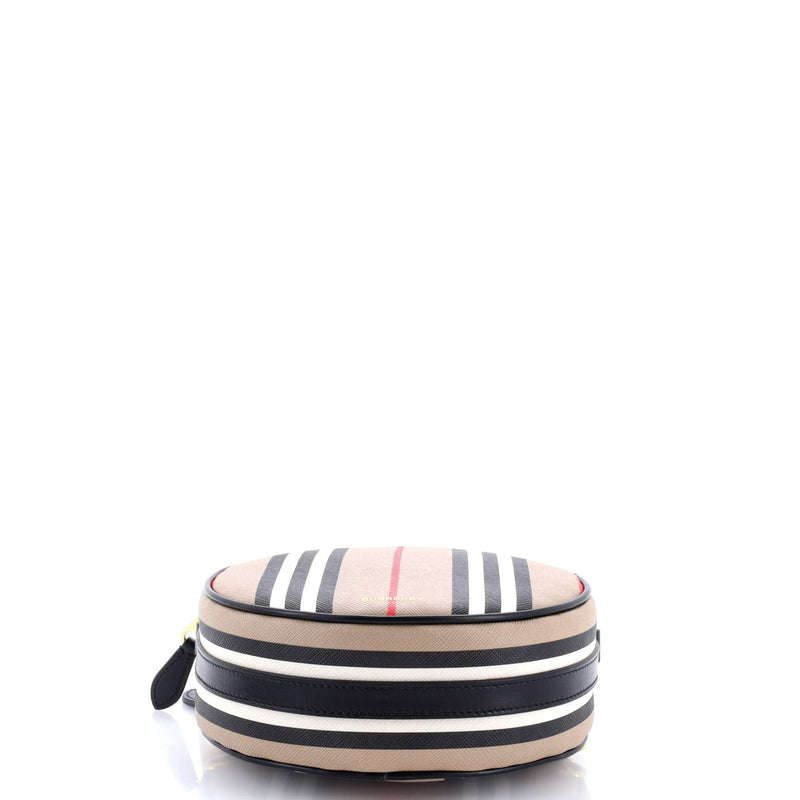 Louise Round Bag Icon Stripe E-Canvas