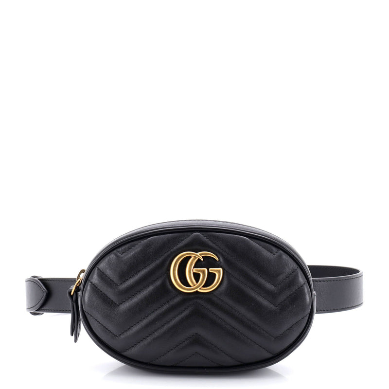 Gg Marmont Belt Bag Matelasse Leather