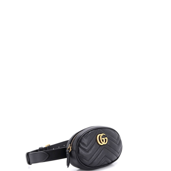 Gg Marmont Belt Bag Matelasse Leather