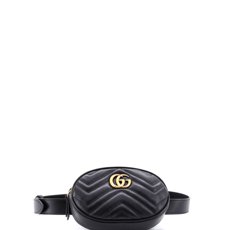 Gg Marmont Belt Bag Matelasse Leather