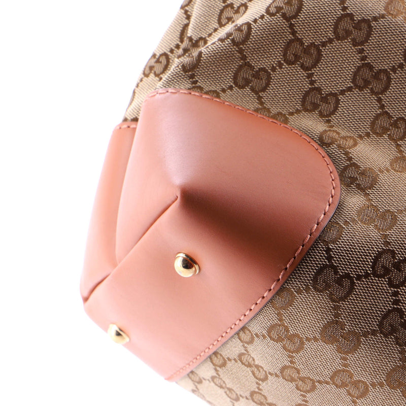 Heart Bit Open Tote Gg Canvas With