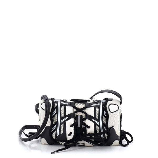 Sneakerhead Flap Crossbody Bag Mesh And
