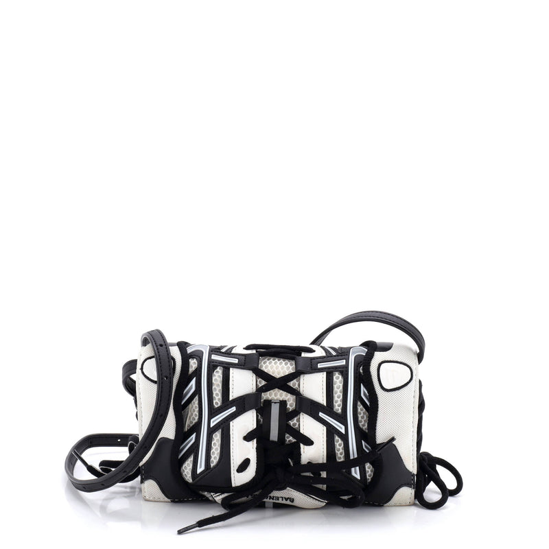 Sneakerhead Flap Crossbody Bag Mesh And