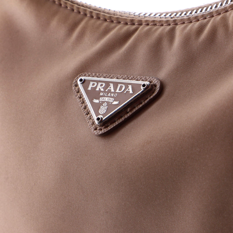 Re-Edition Hobo Tessuto With Saffiano