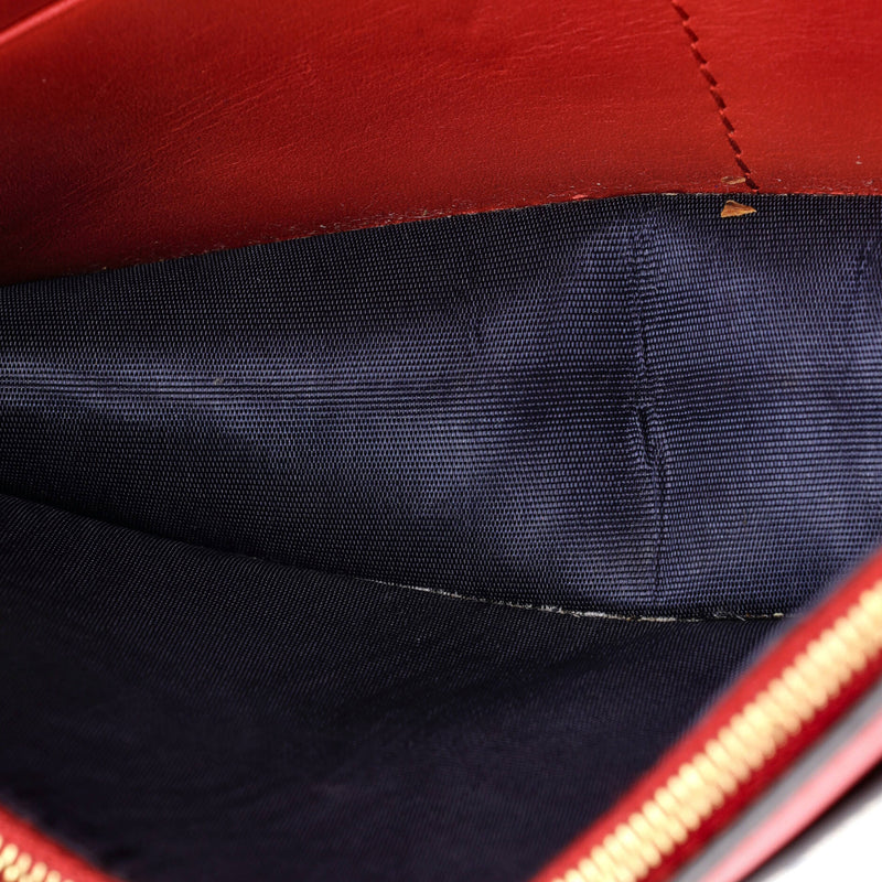 Chain Wallet Blooms Print Gg Coated