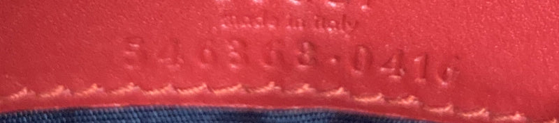 Chain Wallet Blooms Print Gg Coated