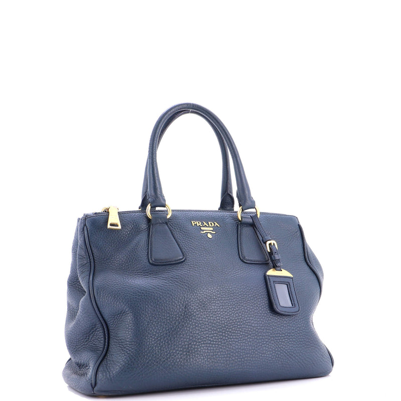Double Zip Convertible Tote Vitello