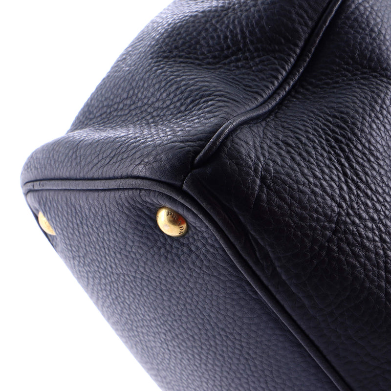 Double Zip Convertible Tote Vitello