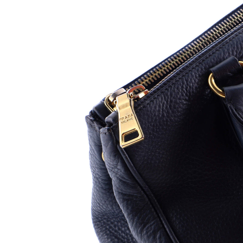 Double Zip Convertible Tote Vitello