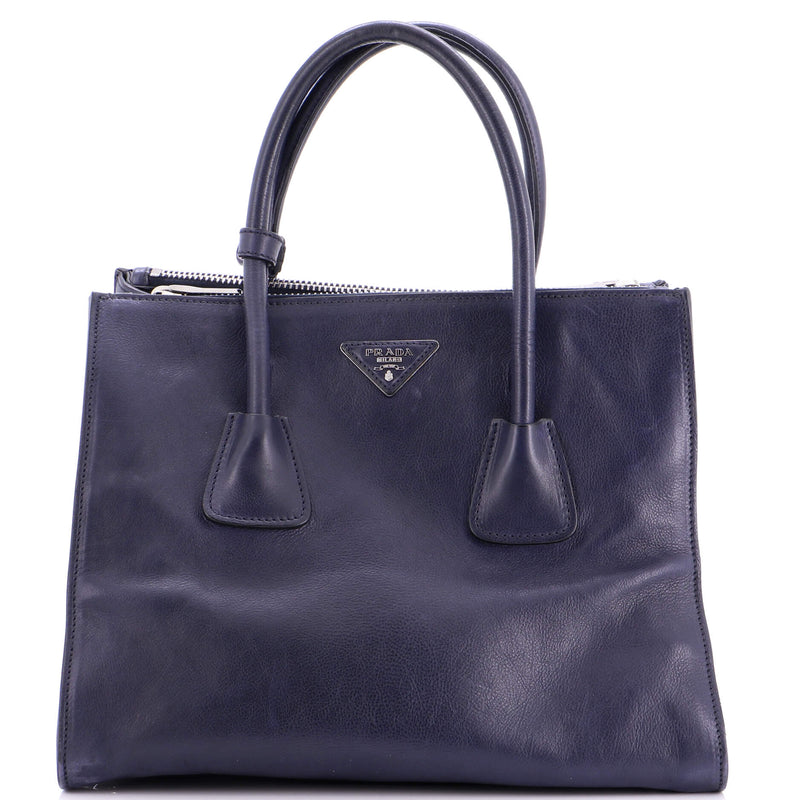 Twin Pocket Convertible Tote Leather