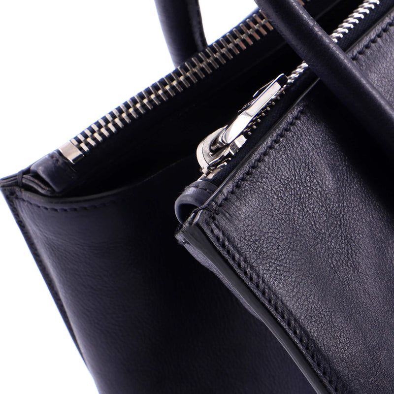 Twin Pocket Convertible Tote Leather