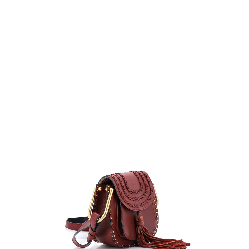 Hudson Handbag Whipstitch Leather Mini